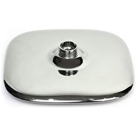 Tema Bianco Tepe Duş Başlığı Paslanmaz Krom Kaplama Ergonomik Oval Tasarım ile Modern Banyo