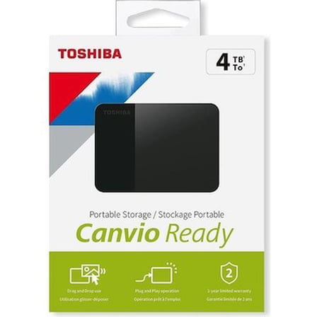 4TB USB 3.2 Harici Harddisk, Taşınabilir ve Geniş Depolama Kapasitesi