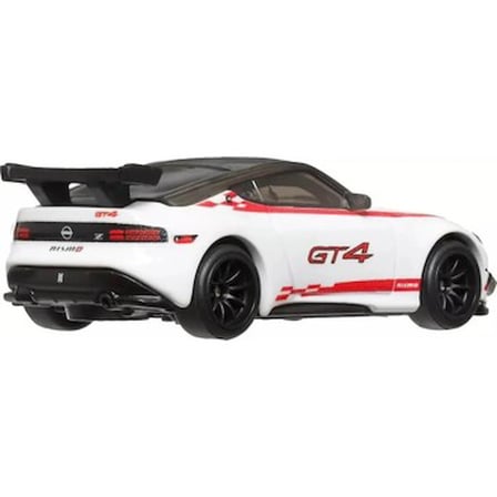 Metal Oyuncak Araba - Beyaz Renkli NISSAN Z GT 4