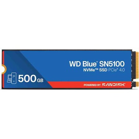 500GB WD BLUE SN5100 M.2 NVME 6600/5600MB/s WDS500G5B0E