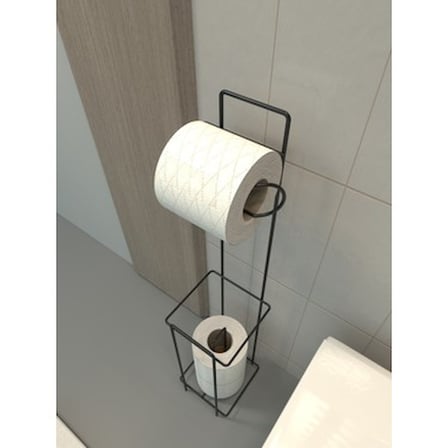 Metal Tuvalet Kağıdı Standı, Yedekli ve Kullanışlı Tasarım
