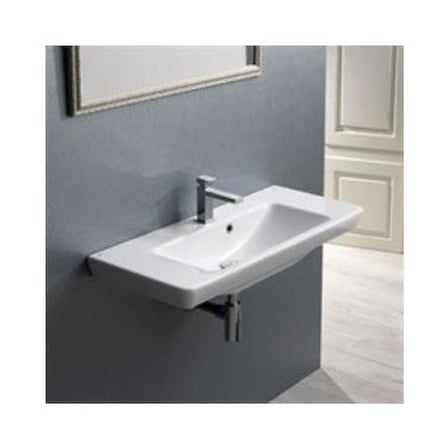 Porto 85 cm Etajerli Dolap, Uyumlu Lavabo