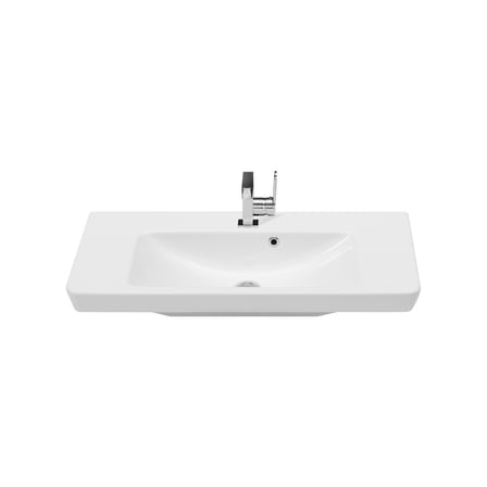 Porto 85 cm Etajerli Dolap, Uyumlu Lavabo