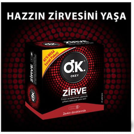 45'li Prezervatif - Konforlu ve Güvenli Seçenek