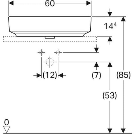 Dikdörtgen Lavabo, Batarya Banklı Model