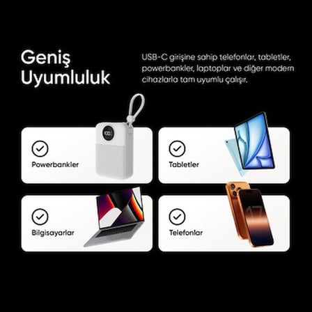 66W 1 Metre USB to Type-C Hızlı Şarj Kablosu, Örgülü Tasarım