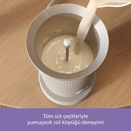 Sıcak ve Soğuk Köpük Üretebilen Süt Köpürtücü, Sessiz Çalışma