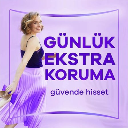 Günlük Ped Extra Koruma 52 Adet Uzun