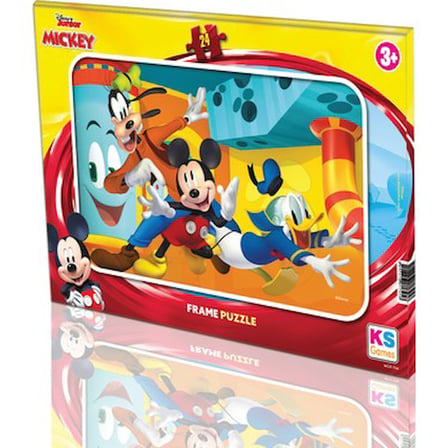 24 Parça Mickey Frame Puzzle ile Eğlenceli Oyun