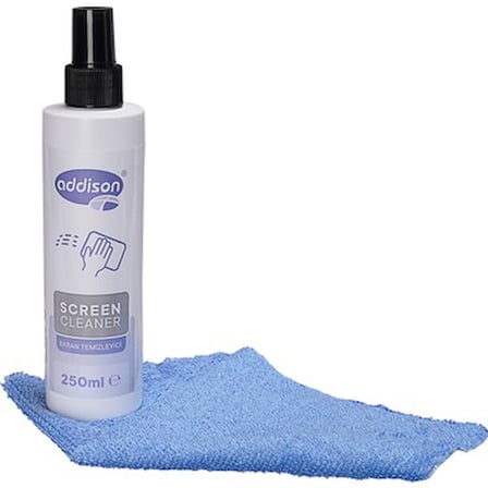 250ML Ekran Temizleyici Sprey ve Mikrofiber Bez Seti