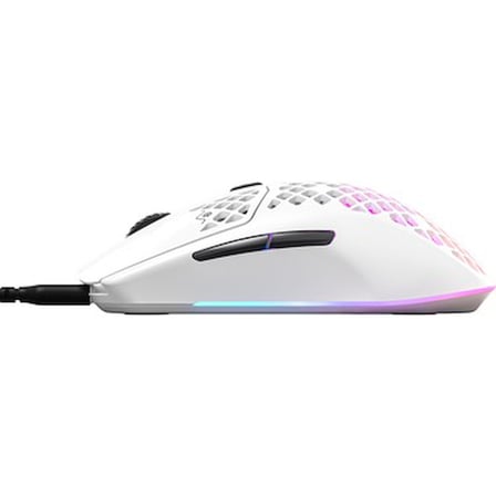SteelSeries Aerox 3 Snow Kablolu Gaming Mouse 8500 DPI Oyun İçin Yüksek