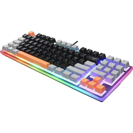 Rainbow Aydınlatmalı TKL Oyun Klavyesi, Membran Tasarım