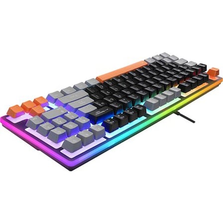 Rainbow Aydınlatmalı TKL Oyun Klavyesi, Membran Tasarım