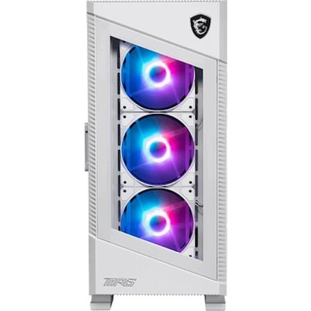 Beyaz ARGB Mid Tower Gaming Kasa, Modern Tasarım ve Soğutma
