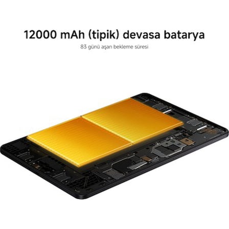 8GB RAM ve 256GB Depolama Kapasiteli 12.1 inç Tablet