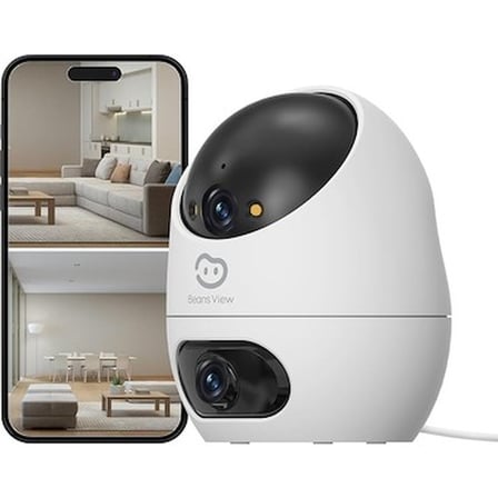 Dış mekan Wi-Fi güvenlik kamerası, 360° dönebilme yeteneği ile akıllı hareket takibi