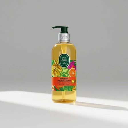 500 ml Yerli Mandalina Doğal Zeytinyağlı Sıvı Sabun