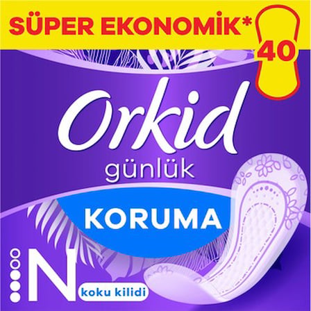 Normal günlük kullanım için ekonomik paket 40 adet ped