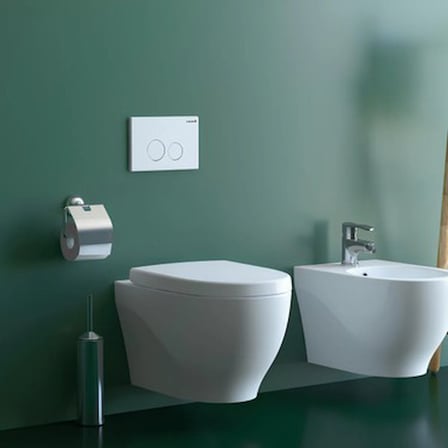 Kanalsız Asma Klozet ile Minimalist Banyo Tasarımı
