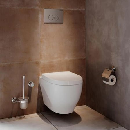 Kanalsız Asma Klozet ile Minimalist Banyo Tasarımı
