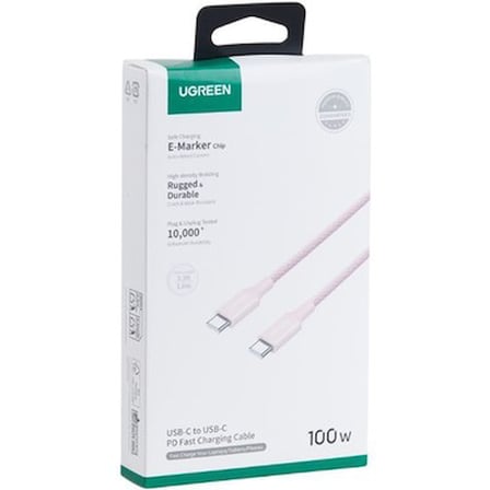 100W 5A Qc Pd Örgülü Hızlı Şarj Kablosu ile Hızlı Şarj!