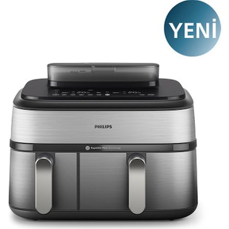 Çift Hazneli Airfryer, 9 Lt Kapasite ile Pratik Pişirme