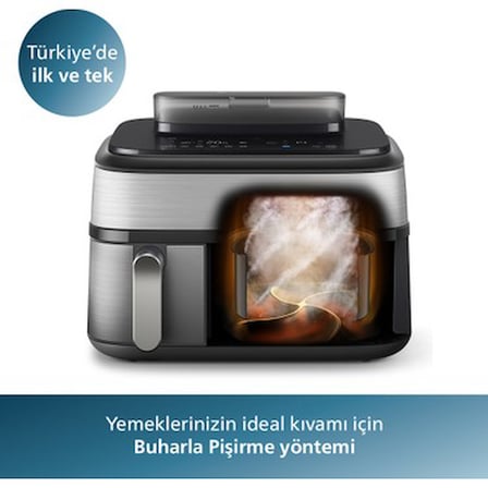 Çift Hazneli Airfryer, 9 Lt Kapasite ile Pratik Pişirme