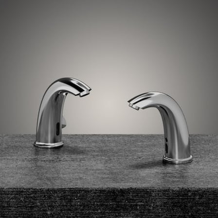 Çift Su Girişli Fotoselli Lavabo Armatürü Modern Kullanım