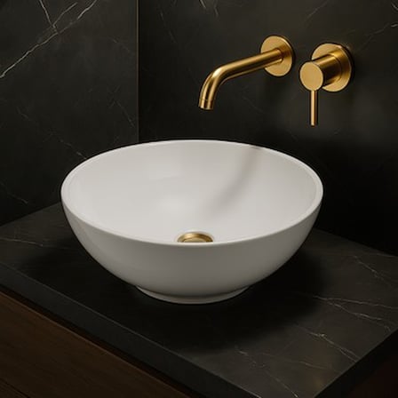 Deliksiz Çanak Lavabo, 40 cm Boyutunda Kullanışlı