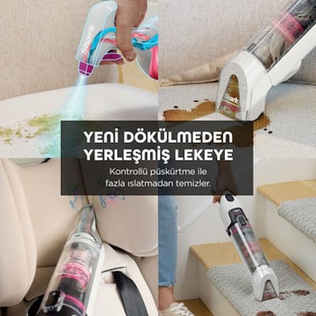Kablosuz Leke Çıkarma Aleti ile Kolay Temizlik