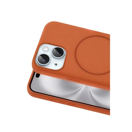 Joko Apple İphone 14 Kılıf Jully Magsafe Kapak - Turuncu