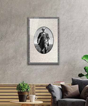 Atatürk Cam Tablo 4 mm Dayanıklı Temperli Cam