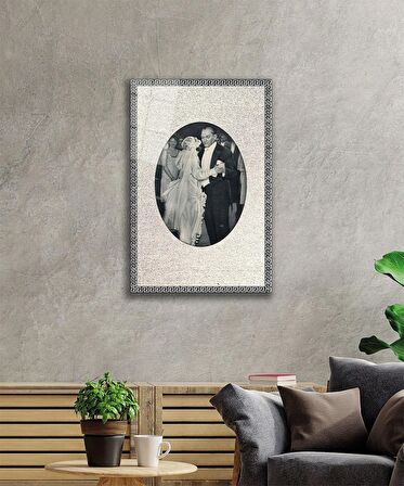 Atatürk Cam Tablo 4 mm Dayanıklı Temperli Cam