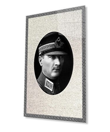 Atatürk Cam Tablo 4 mm Dayanıklı Temperli Cam