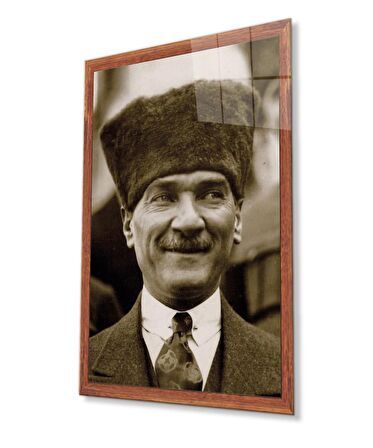 Atatürk Cam Tablo 4 mm Dayanıklı Temperli Cam