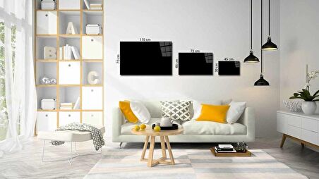 Kalp Kitap Cam Tablo 4mm Dayanıklı Temperli Cam