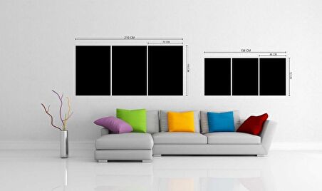 Aslan,Kaplan,Jaguar 3 lü Set  Cam Tablo