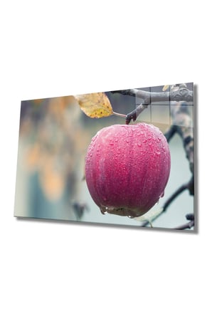 Meyveler Cam Tablo 4mm Dayanıklı Temperli Cam