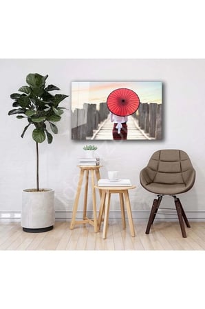 Doğa Manzara Cam Tablo 4mm Dayanıklı Temperli Cam
