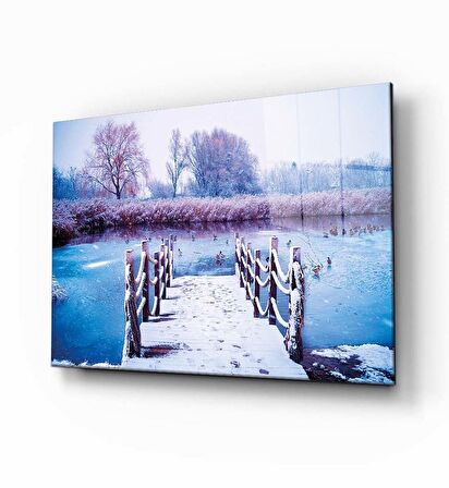 Doğa Manzara Cam Tablo 4mm Dayanıklı Temperli Cam