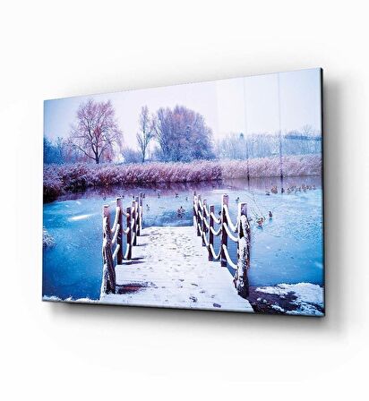Doğa Manzara Cam Tablo 4mm Dayanıklı Temperli Cam