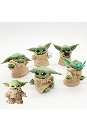 Star Wars 6lı Baby Yoda Figür Seti