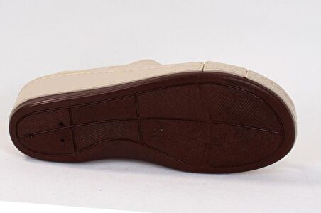 Dagoster DZA37-1810 Bej Günlük Ortopedik Kadın Sandalet