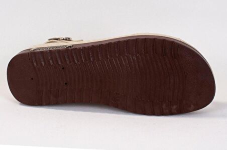 Dagoster DZA37-3031 Bej Günlük Ortopedik Kadın Sandalet