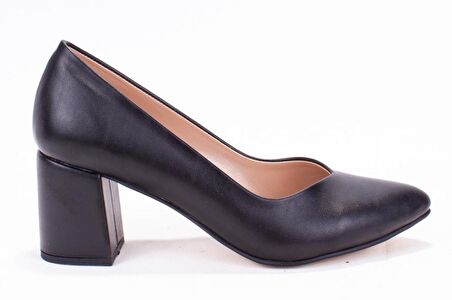 Dagoster DZA07-2991154 Siyah Stiletto Topuklu Kadın Ayakkabı