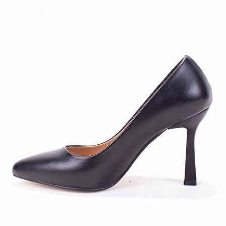 Dagoster DZA07-388451 Siyah Stiletto Topuklu Kadın Ayakkabı