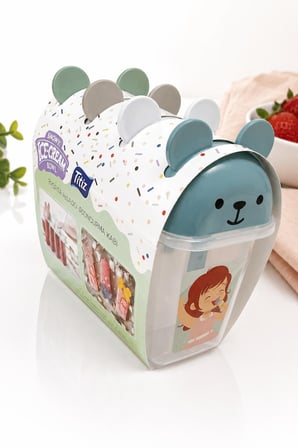 Snowy Bear Dondurma Kalıbı 4’lü BPA Free Ev Yapımı Dondurma ve Buz Kalıbı