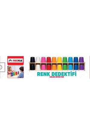 Redka Renk Dedektifi Akıl ve Mantık Oyunu 20 Renkli Bardak Eğitici Zeka Oyunu 3 Yaş+