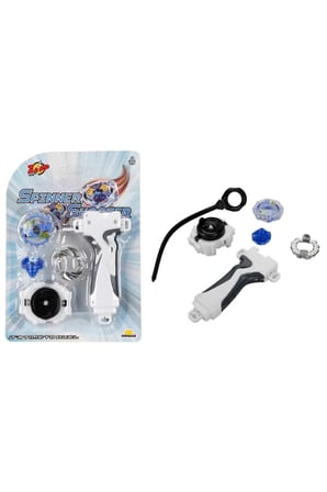 Spinner Shooter Fırlatıcılı Savaş Topacı Seti Düello Oyunu 3+ Yaş