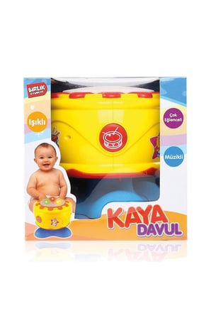 Davul Işıklı Müzikli Dönen Eğitici Bebek Oyuncağı +18 Ay